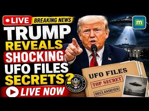 🔴 Trump UFO Hearing LIVE: Donald Trump Speaks as Pentagon Drops UFO Files | Area 51 Truth Revealed?