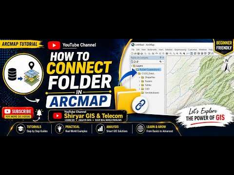 How to Connect to Folder and Add Data in ArcMap