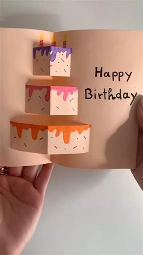 Pop up birthday card