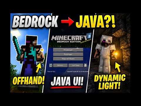 Bedrock edition convert to Java edition 😱
