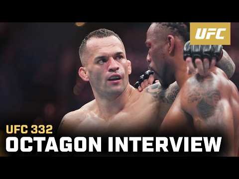 Roberto Soldić Octagon Interview | UFC 332