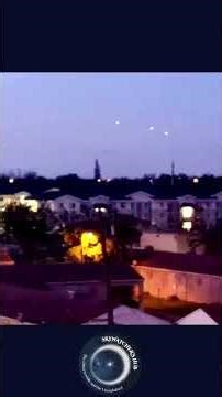 Glowing orbs in the sky