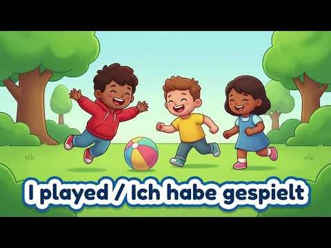 Learn German Past Simple 🇬🇧→🇩🇪 Yesterday & Last Week (Kids Song) ⏳ | #HyKidzMusic