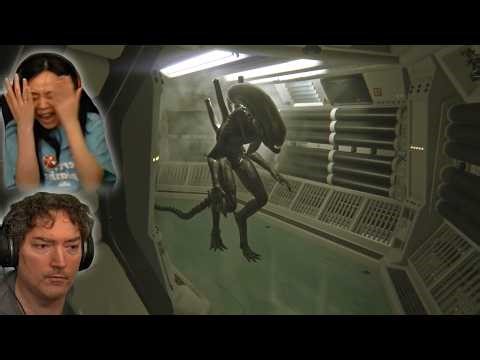 Easily Scared Wife Meets the Alien - ALIEN: Isolation [Full Game] - Part 3