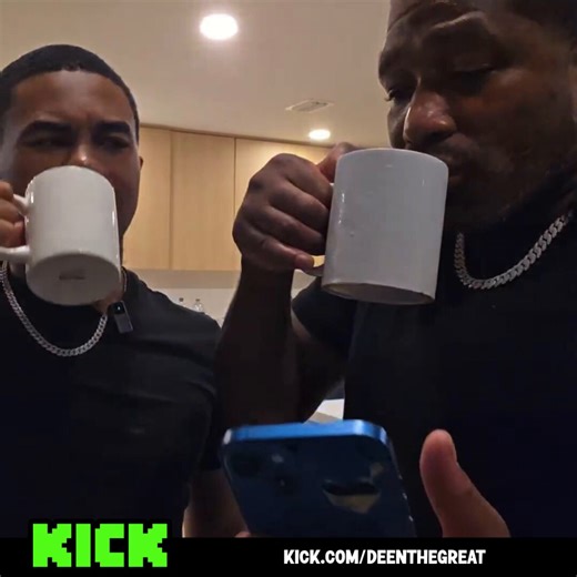 Ex Pro Boxer Adrien Broner got ANGRY at DeenTheGreat when he tried advising him to drink a little less and pour some into his cup 😬👀"This the only time ill get mad at you, dont ever grab my cup"