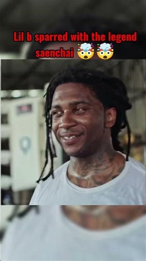 Wait! Lil B actually Sparred With Saenchai THE Legend!!🤯🥊 ‪@lyricalemonadetv‬ #shorts #boxing