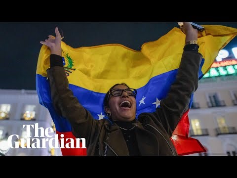 Celebrations and protests take place around the world after Venezuela strikes
