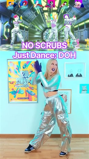No scrubs, this choreography, and a pair of space pants pls 😍😍😍 #tlc #justdance #dancemoves