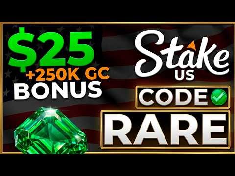 Stake US Promo Code "RARE" — Get $25 Stake Cash & 250K Gold Coins!