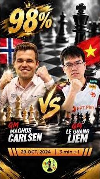 Magnus Carlsen vs Le Quang Liem | 3+1 Blitz Match | Oct 29, 2024