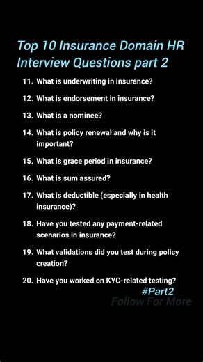 Top 10 HR Interview Questions✨Part 2💯Crack Your Next Job Interview🔥These questions will help you#yt