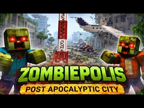 Minecraft Zombiepolis - Post Apocalyptic City Map 🧟‍♂️ 