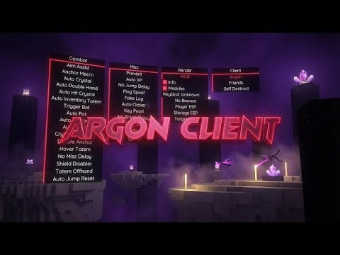 ARGON CLIENT [1.21 - 1.21.11+] – The Best Free PvP Hacked Client For Minecraft Java In 2026