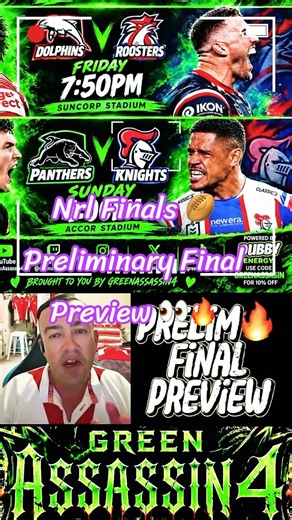 NRL Preliminary Final Predictions 🔥 Dolphins vs Roosters & Panthers vs Knights | 2026