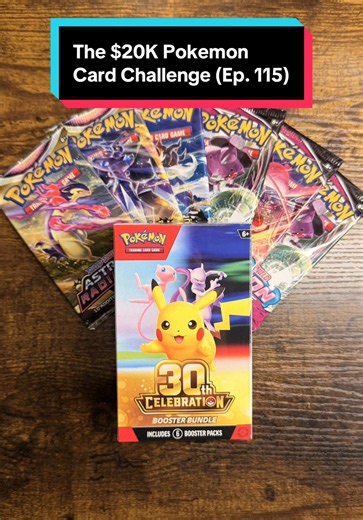 30th Celebration Booster Bundle Pack Opening! (Episode 115) The $20K Pokemon Card Challenge #pokemontcg #pokemon #pokemoncards