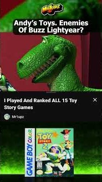 Andy's Toys Fighting Buzz Lightyear In Toy Story 2 (GBC)