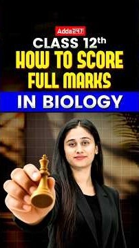 Class 12th Board Exams 2027 🔥 | How to Score FULL MARKS IN BIOLOGY? 💯 #shorts