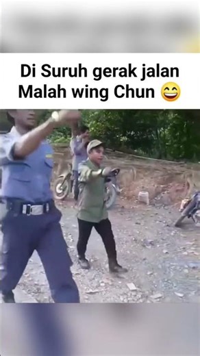 Latihan baris malah wing chun #videolucu #hiburan #fyp