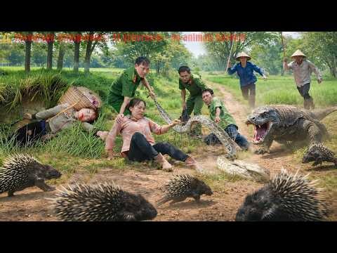 72 Hours of Terror: Girl Attacked by Giant Python and Komodo Dragon — Dramatic Rescue! 🐍🦎