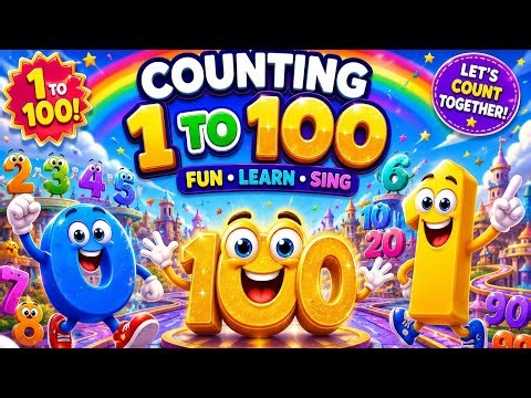 Can YOU count all the way from 1 to 100? Let's find out