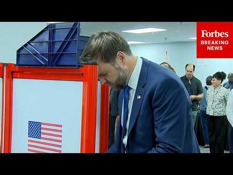 BREAKING NEWS: JD Vance Votes In Ohio Governor Election