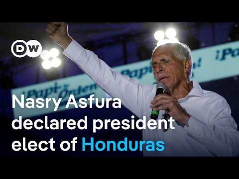 Trump-backed Nasry Asfura declared winner of the Honduras presidential election | DW News