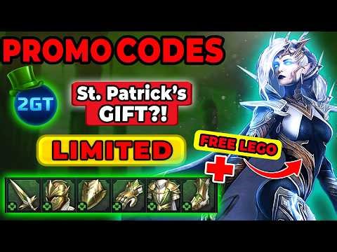 ☘️ 2GT SPECIAL ☘️ Raid Shadow Legends Promo Code! Time-limited FREE Insane Lego! 🏆 Grab NOW!