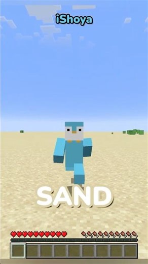 Minecraft, But The World Is Sand