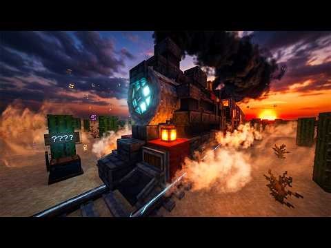 荒野の戦場で軍用列車を止めることなく目的地まで防衛せよ - マインクラフト【KUN】