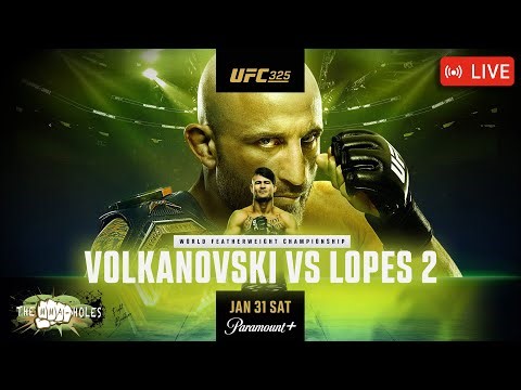 🔴UFC 325: ALEX VOLKANOVSKI x DIEGO LOPES 2 + DAN HOOKER x BENOIT SAINT DENIS | LIVE STREAM