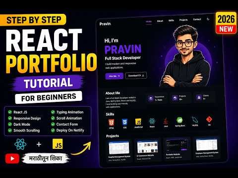 Modern React Portfolio Website Tutorial Part - 02