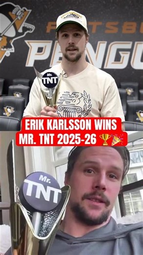 Words and reactions from your newest Mr. TNT: Erik Karlsson 👏