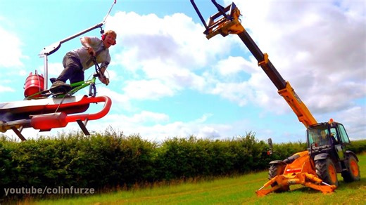 PulseJet, BMX, rope, crane = ColinFurze jet-swing