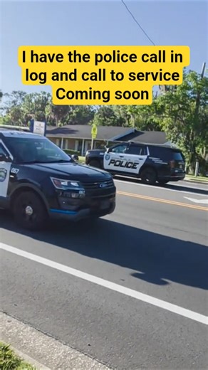 Five police cars drove by during this streetscape first amendment church audit - Ocala Police Dept.