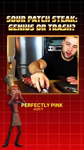 Is SOUR PATCH KIDS STEAK Genius or a Food Crime?! 🤮🥩