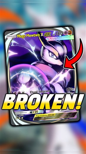 Mega Mewtwo X EX… Fruad Or BROKEN!? # #pocket #pokemon #pokemontcgpocket #shorts