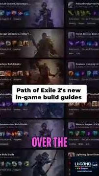 Path of Exile 2: New In-Game Build System Explained #shorts