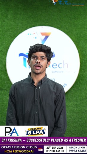 Another Fresher Success Story | 6 LPA IT Job | Triotech Software Trainings