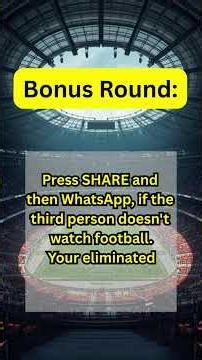 FOOTBALL IQ TEST 🧠⚽CHOOSE THE CORRECT ANSWER! 👇