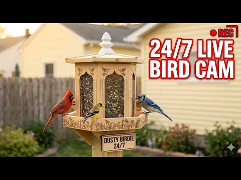 24/7 Live 4K Bird Cam – Ohio Nature in Real-Time 🪵🐦