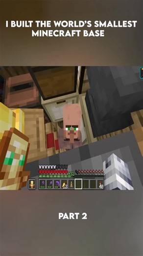 Building the Smallest Minecraft Base Ever