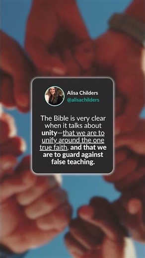 What doctrines should Christians be able to disagree about? 👇