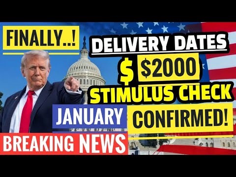 CONFIRMED🔥$2000 Stimulus Checks💰ARRIVING Immediately if?🎉+Social Security FEB Pay📈 SSI,SSDI?✅