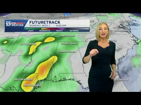 Alabama’s weather forecast remains dry and pleasant, with the next chance of rain not expected un...