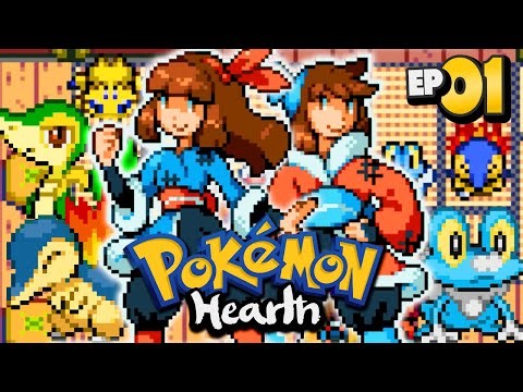 Pokemon Hearth Part 1 BEAUTIFUL ROM HACK! Rom Hack Gameplay Walkthrough