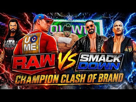 RAW 💀 VS SMACKDOWN 💪 CHAMPIONS CLASH OF BRANDS | WWE MAYHEM ULTRA EVENT GAMEPLAY 🔥 ☝️