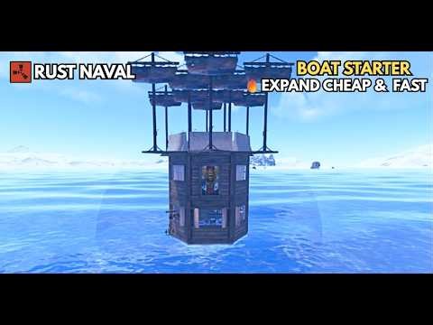 Simple & Cheap Starter Boat Base Expand| Rust Boat Design