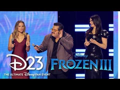 Frozen 3 – Kristin Bell, Idina Menzel and Josh Gad Perform New Songs | D23 2026