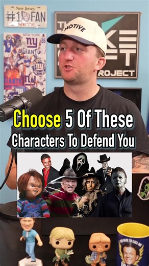 Choose 5 Of These Characters To Defend You The Rest Will Attack You (BLINDLY)! #fyp #movie #halloween #scary #horror