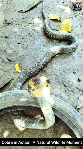 Cobra in Action: A Natural Wildlife Moment #snake #wildliferescue #cobra #wildlifeentertainment